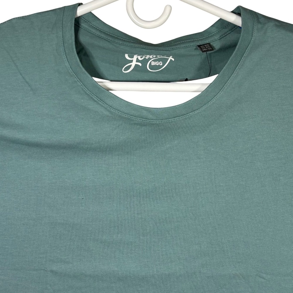 Johnny Bigg Mens‎ Essential Crew Neck Tee T Shirt Fern Green Size 1XL New
